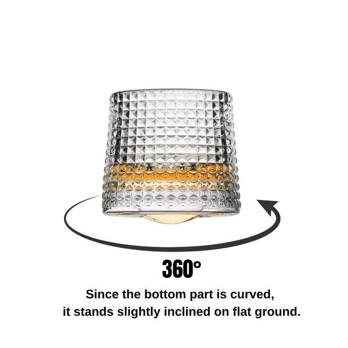 Hermia Small 8 Set de 2 Copas de Whiskey de Vidrio Borosilicatado Transparente 160 ml