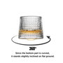 Hermia Small 8 Set de 2 Copas de Whiskey de Vidrio Borosilicatado Transparente 160 ml
