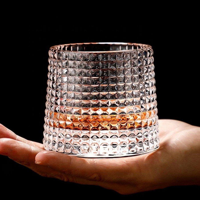 Hermia Small 8 Set de 2 Copas de Whiskey de Vidrio Borosilicatado Transparente 160 ml