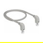 DeLOCK Cable de Red RJ45 Cat.5e 2 m SF/UTP (S-FTP) Gris Cobre AWG 26 LSZH Conector Angulado 85860