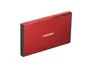 Natec Rhino GO Carcasa para disco duro/SSD 2,5'' SATA USB 3.0 Rojo