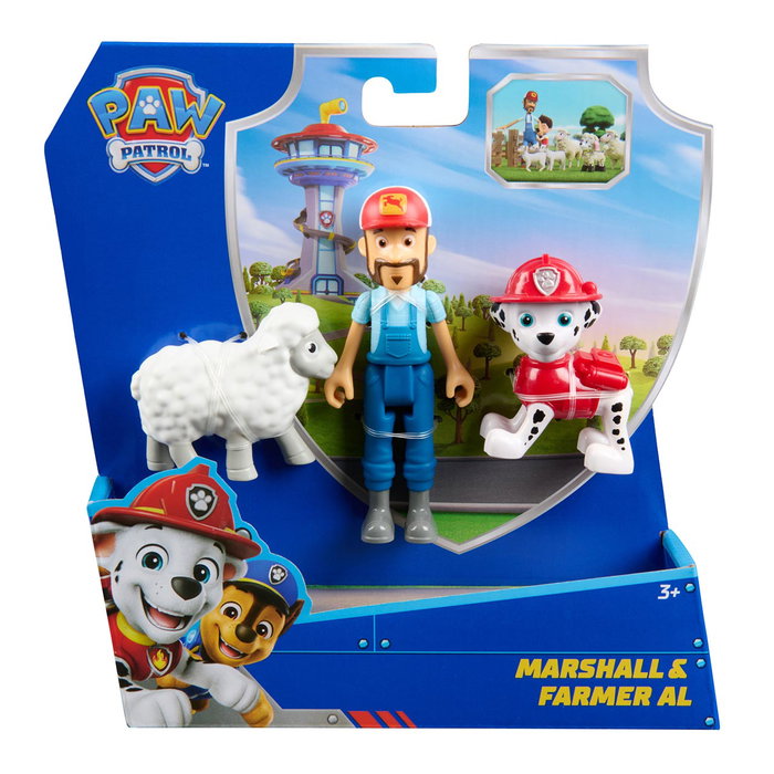 Spin Master Patrulla Canina Marshall Pack Figuras 6072994 Set 3 Figuras Moviles +3 Años
