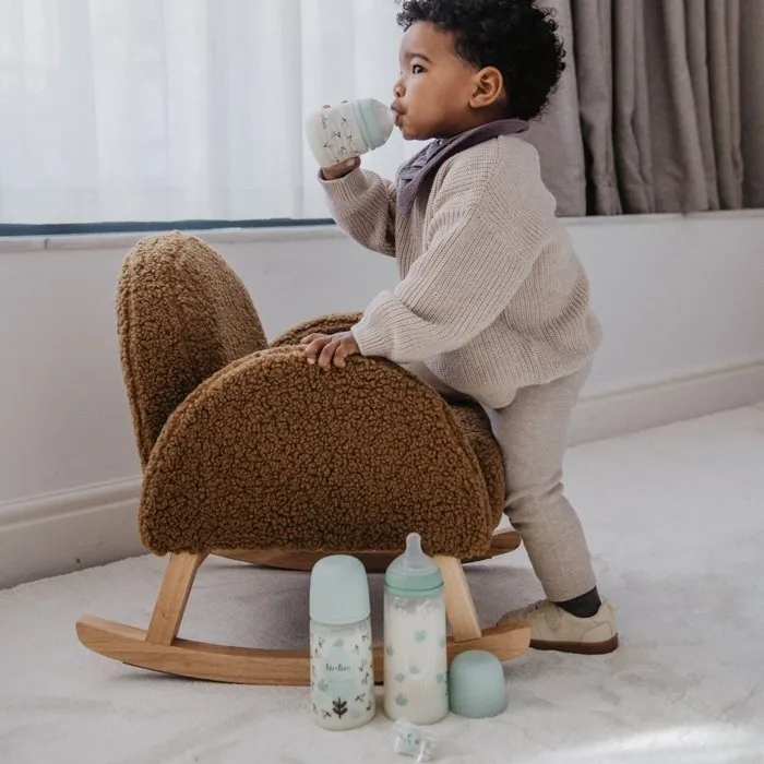 Suavinex AACJT20836 Biberón Birdies con Tetina SX Pro M 270 ml para Bebés de 3 a 6 Meses - Verde