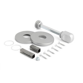 JANDEL Muletilla Desbloqueo Zamak Ø50x5 mm Negro, Latón, Cromo, Blanco, Antracita, Cromo Cepillado