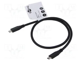 GOOBAY Cable Thunderbolt 3, Thunderbolt 4 y USB 3.2 de 0,5m