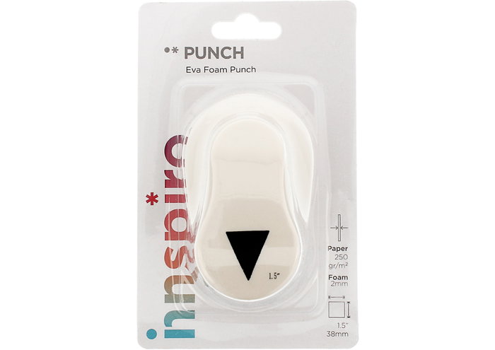 Innspiro Troqueladora de figuras Eva Foam Punch triángulo 38mm