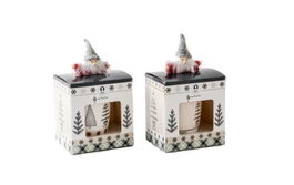 DKD Home Decor Set de 2 Tazas de Café New Bone 360ml Surtidas