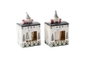 DKD Home Decor Set de 2 Tazas de Café New Bone 360ml Surtidas