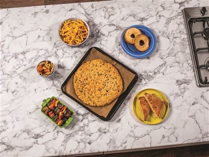 Ninja SP101EU Minihorno de Sobremesa 8 en 1 Vertical Compacto con Tecnología Digital Crisp y Aire Caliente - Ideal para Cocinas Pequeñas