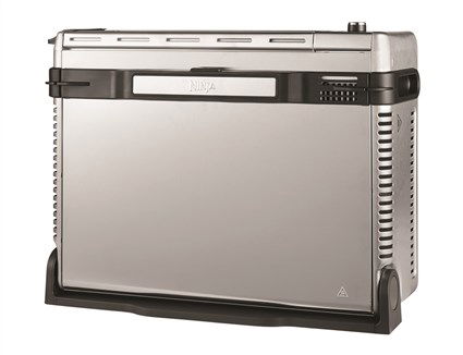 Ninja SP101EU Minihorno de Sobremesa 8 en 1 Vertical Compacto con Tecnología Digital Crisp y Aire Caliente - Ideal para Cocinas Pequeñas