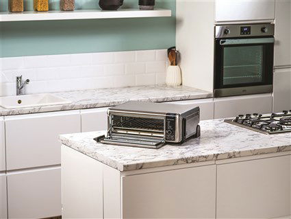 Ninja SP101EU Minihorno de Sobremesa 8 en 1 Vertical Compacto con Tecnología Digital Crisp y Aire Caliente - Ideal para Cocinas Pequeñas