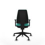 PIQUERAS Y CRESPO Silla de oficina Elche Turquesa con Brazos 1D