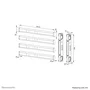 Neomounts AFL55-975BL Kit de Extensión para Soporte de Televisor