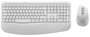 Logitech Signature Comfort Plus MK880 Combo de Teclado y Ratón Inalámbrico Blanco