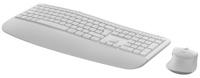 Logitech Signature Comfort Plus MK880 Combo de Teclado y Ratón Inalámbrico Blanco