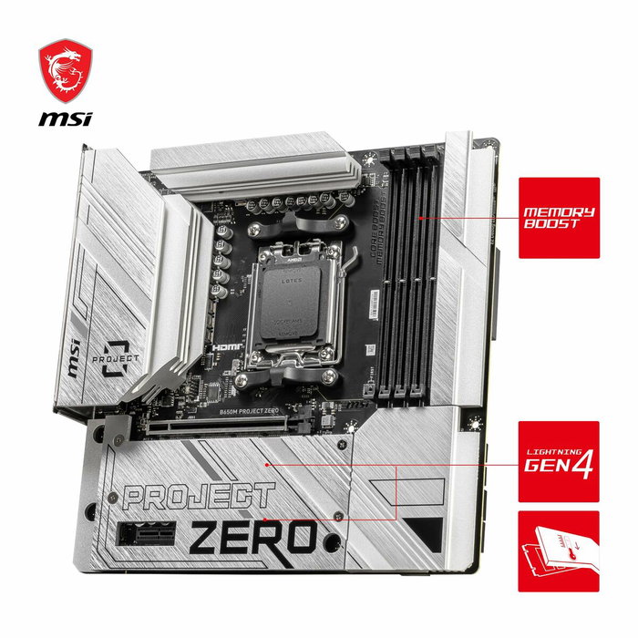 MSI B650M PROJECT ZERO Micro ATX