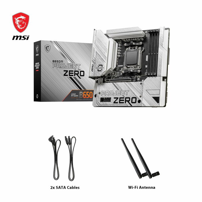 MSI B650M PROJECT ZERO Micro ATX