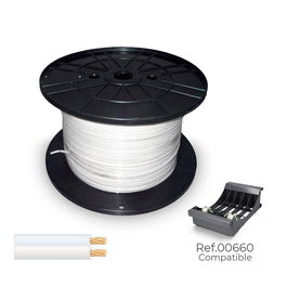 Sediles Cable paralelo 48v 2 x 0,75 mm² blanco 500 m bobina