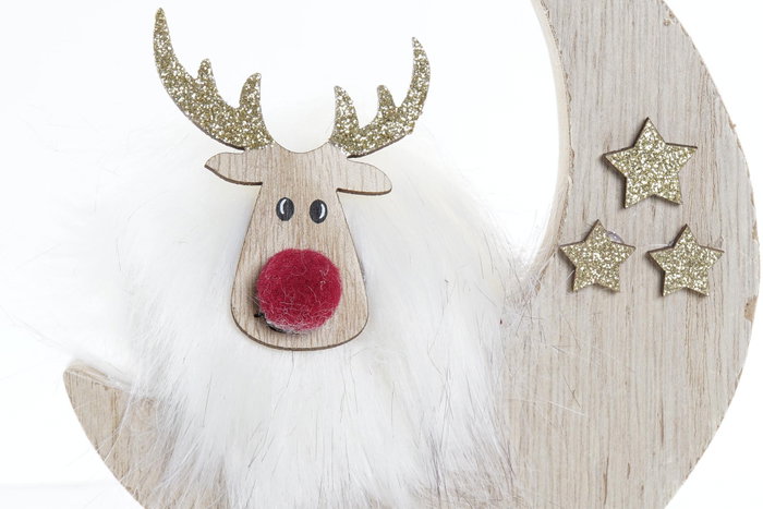 DKD Home Decor Figura Navidad Alpina Blanco Gris Mdf Poliester 8 x 13.5 x 13 cm (12 Unidades) DKD Home Decor Figura Navidad Alpina Blanco Gris Mdf Poliester 8 x 13.5 x 13 cm (12 Unidades)
