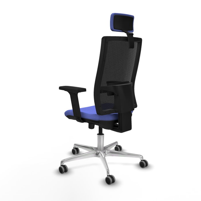 PIQUERAS Y CRESPO Silla de oficina Horna con Mecanismo Sincro/Traslack Azul PIQUERAS Y CRESPO Silla de oficina Horna con Mecanismo Sincro/Traslack Azul