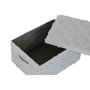 DKD Home Decor Set de 3 Cajas de Almacenamiento de Poliéster KONDO