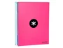 Antartik Cuaderno Espiral A4 Micro Antartik Tapa Forrada 120 Hojas 90 Gr Liso Con Bandas 4 Taladros Rosa Fluor