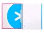 Antartik Cuaderno Espiral A4 Micro Antartik Tapa Forrada 120 Hojas 90 Gr Liso Con Bandas 4 Taladros Rosa Fluor