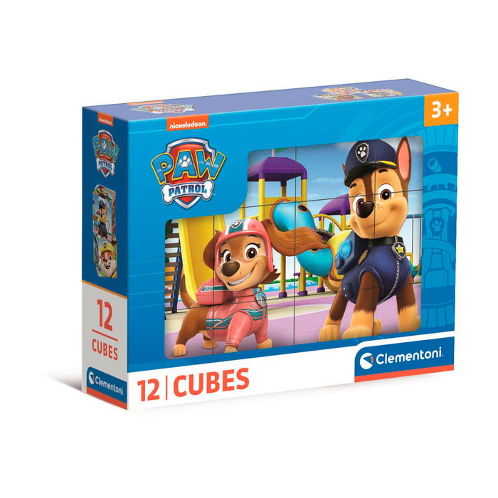 Clementoni Puzzle de Cubos Paw Patrol 12 piezas