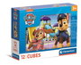 Clementoni Puzzle Rompecabezas Infantil 12 Cubos Paw Patrol