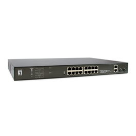 LevelOne GEP-2021 Switch Gigabit PoE de 20 Puertos