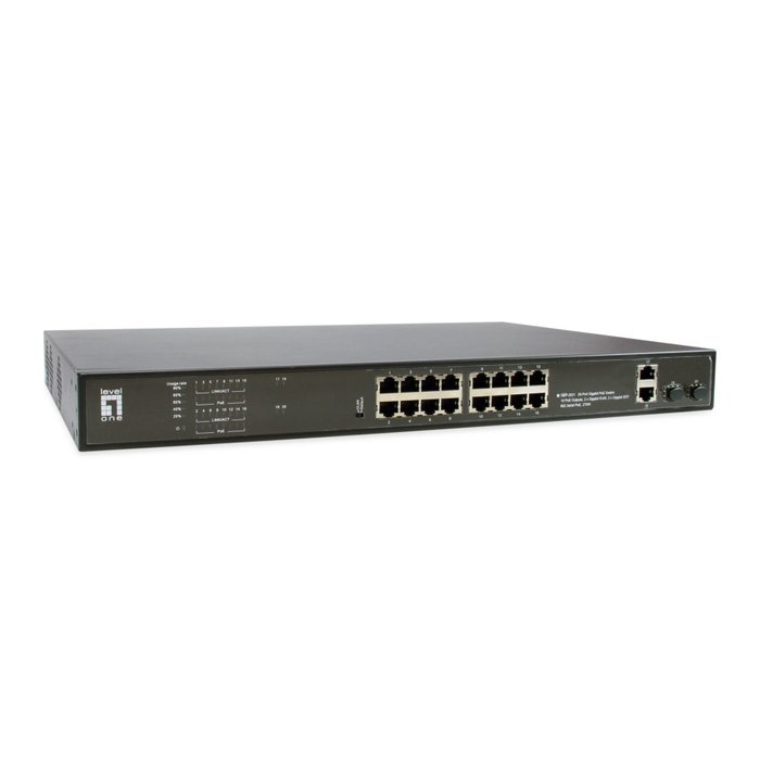 LevelOne GEP-2021 Switch Gigabit PoE de 20 Puertos LevelOne GEP-2021 Switch Gigabit PoE de 20 Puertos