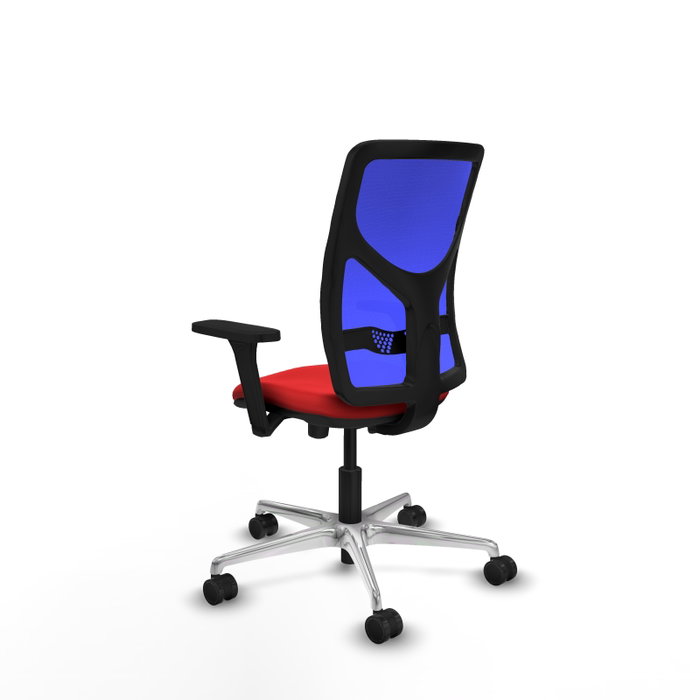 PIQUERAS Y CRESPO Silla de oficina Motilla con mecanismo Sincro/Traslack, Rojo y Azul PIQUERAS Y CRESPO Silla de oficina Motilla con mecanismo Sincro/Traslack, Rojo y Azul