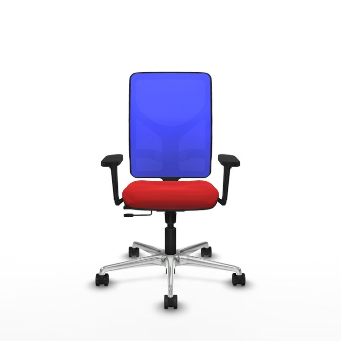 PIQUERAS Y CRESPO Silla de oficina Motilla con mecanismo Sincro/Traslack, Rojo y Azul PIQUERAS Y CRESPO Silla de oficina Motilla con mecanismo Sincro/Traslack, Rojo y Azul