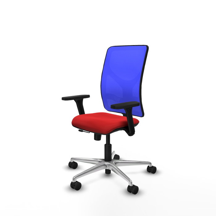 PIQUERAS Y CRESPO Silla de oficina Motilla con mecanismo Sincro/Traslack, Rojo y Azul PIQUERAS Y CRESPO Silla de oficina Motilla con mecanismo Sincro/Traslack, Rojo y Azul