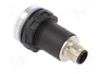 EMAS SCB Interruptor Capacitivo 22mm Negro y Plateado