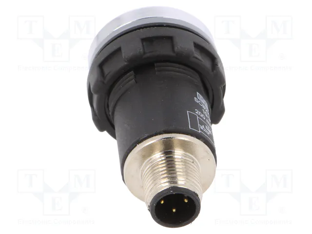 EMAS SCB Interruptor Capacitivo 22mm Negro y Plateado