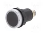 EMAS SCB Interruptor Capacitivo 22mm Negro y Plateado
