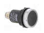EMAS SCB Interruptor Capacitivo 22mm Negro y Plateado