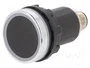 EMAS SCB Interruptor Capacitivo 22mm Negro y Plateado