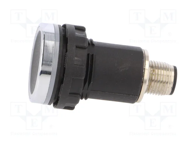 EMAS SCB Interruptor Capacitivo 22mm Negro y Plateado