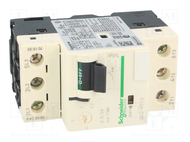 SCHNEIDER ELECTRIC GV2RT10 Interruptor motorizado 2,2kW 230÷690VAC