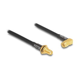 DeLOCK Cable de antena RG-58 SMA a SMA 90° 30 cm