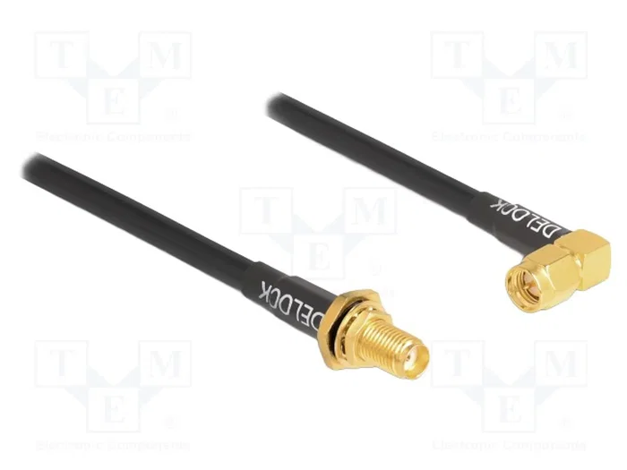 DeLOCK Cable de antena coaxial RG-58 SMA a SMA 30 cm