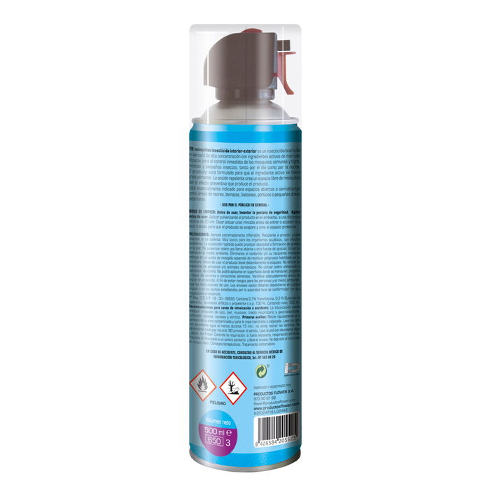 Flower Insecticida barrera mosquitos, fin, 500 ml Flower Insecticida barrera mosquitos, fin, 500 ml
