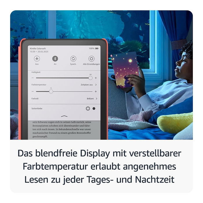 AMAZON Kindle Colorsoft Kids Fantasy River B0DZ8SF1WN - 16GB, Multicolor