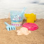 Sanrio Set Playa Hello Kitty 7 Piezas Cubo Toalla Bolsa +18 Meses 70x140cm