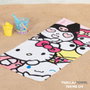 Sanrio Set Playa Hello Kitty 7 Piezas Cubo Toalla Bolsa +18 Meses 70x140cm