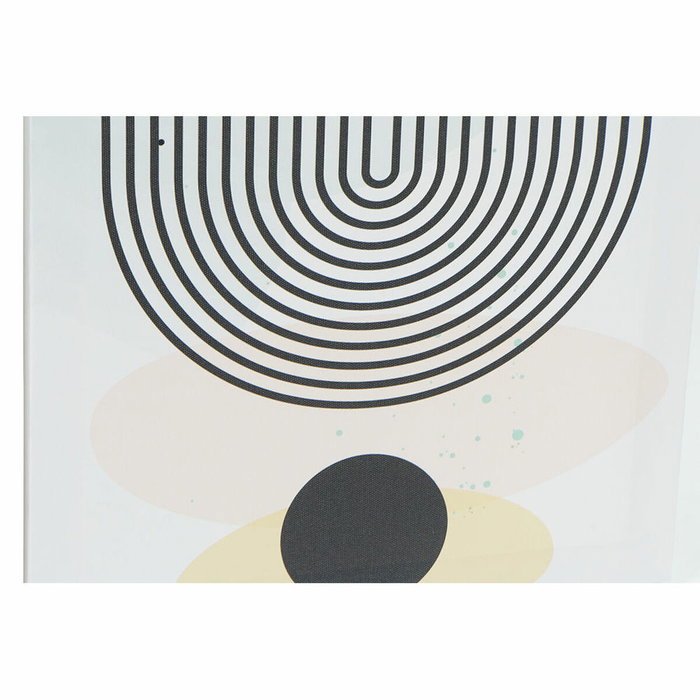 DKD Home Decor Set de 3 Cuadros Lienzo Abstracto Multicolor 30x1,8x40 cm