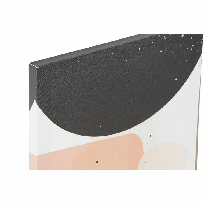 DKD Home Decor Set de 3 Cuadros Lienzo Abstracto Multicolor 30x1,8x40 cm