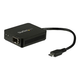 StarTech.com Adaptador Conversor USB-C a SFP Gigabit Ethernet 1 Gbps